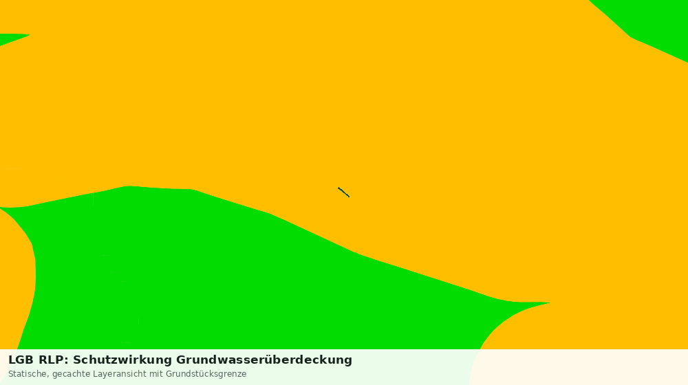Statische Kartenansicht: LGB RLP: Schutzwirkung Grundwasserüberdeckung