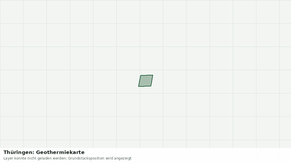 Statische Kartenansicht: Thüringen: Geothermiekarte