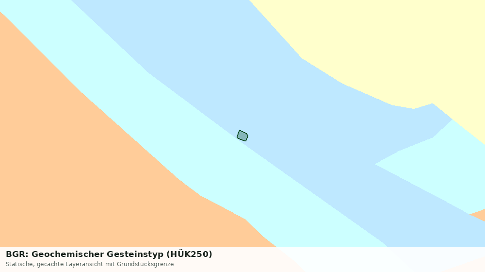 Statische Kartenansicht: BGR: Geochemischer Gesteinstyp (HÜK250)