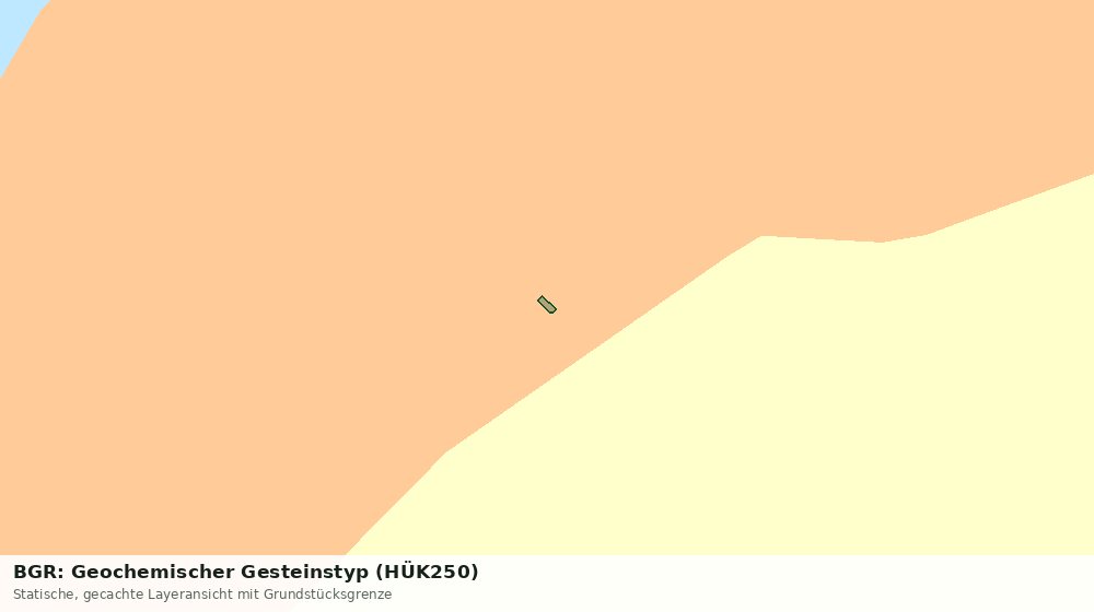 Statische Kartenansicht: BGR: Geochemischer Gesteinstyp (HÜK250)