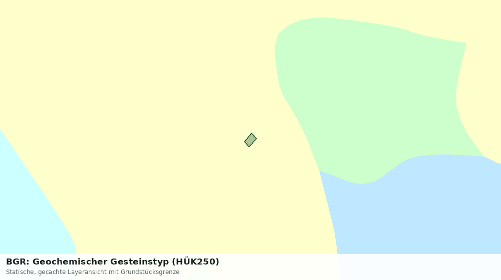 Statische Kartenansicht: BGR: Geochemischer Gesteinstyp (HÜK250)