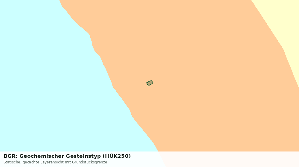 Statische Kartenansicht: BGR: Geochemischer Gesteinstyp (HÜK250)