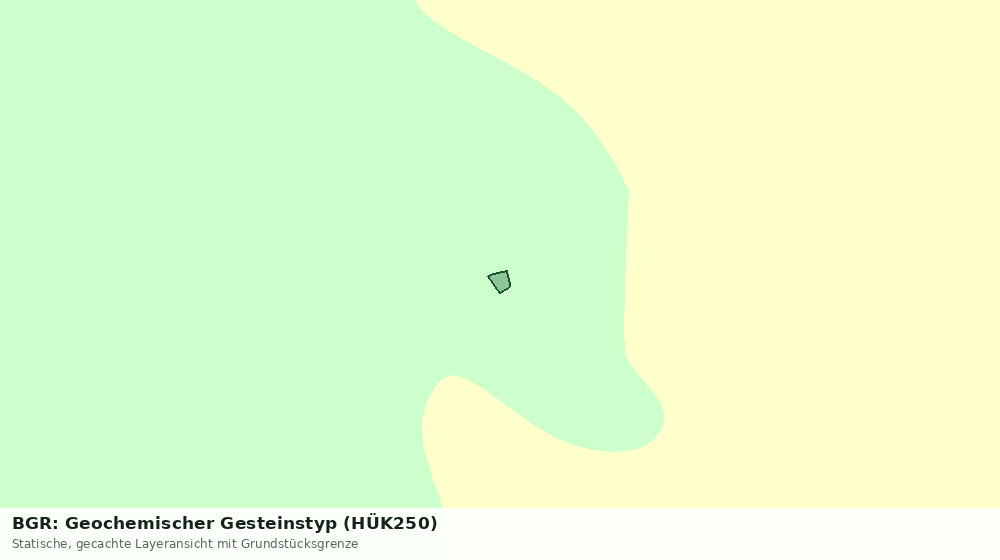 Statische Kartenansicht: BGR: Geochemischer Gesteinstyp (HÜK250)