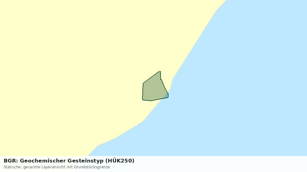 Statische Kartenansicht: BGR: Geochemischer Gesteinstyp (HÜK250)