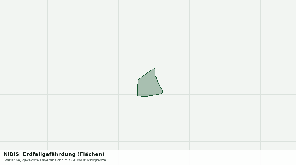 Statische Kartenansicht: NIBIS: Erdfallgefährdung (Flächen)