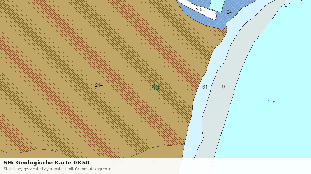 Statische Kartenansicht: SH: Geologische Karte GK50