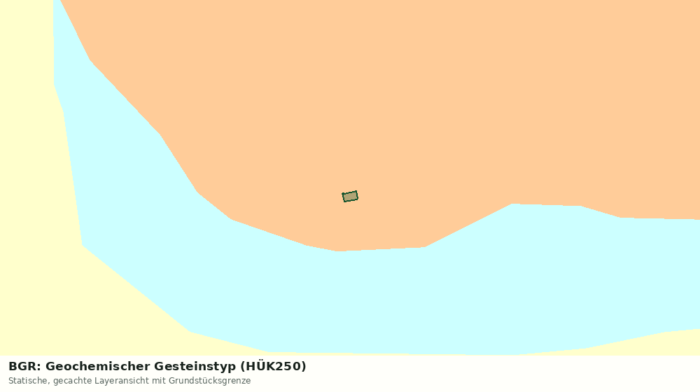 Statische Kartenansicht: BGR: Geochemischer Gesteinstyp (HÜK250)