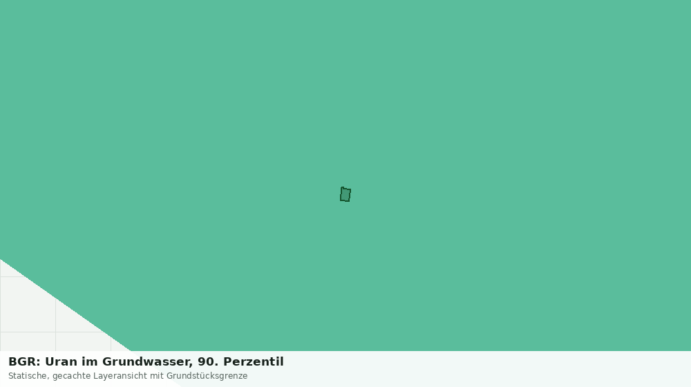 Statische Kartenansicht: BGR: Uran im Grundwasser, 90. Perzentil