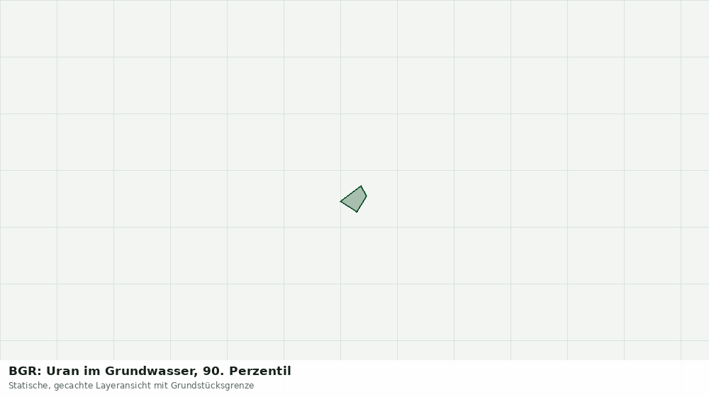 Statische Kartenansicht: BGR: Uran im Grundwasser, 90. Perzentil