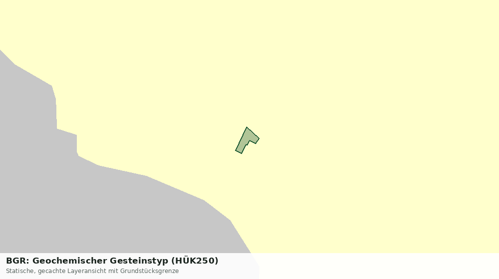 Statische Kartenansicht: BGR: Geochemischer Gesteinstyp (HÜK250)