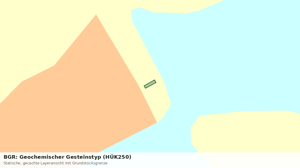 Statische Kartenansicht: BGR: Geochemischer Gesteinstyp (HÜK250)