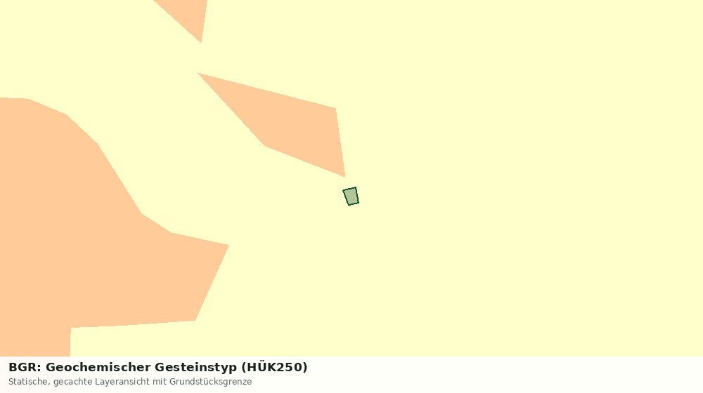 Statische Kartenansicht: BGR: Geochemischer Gesteinstyp (HÜK250)