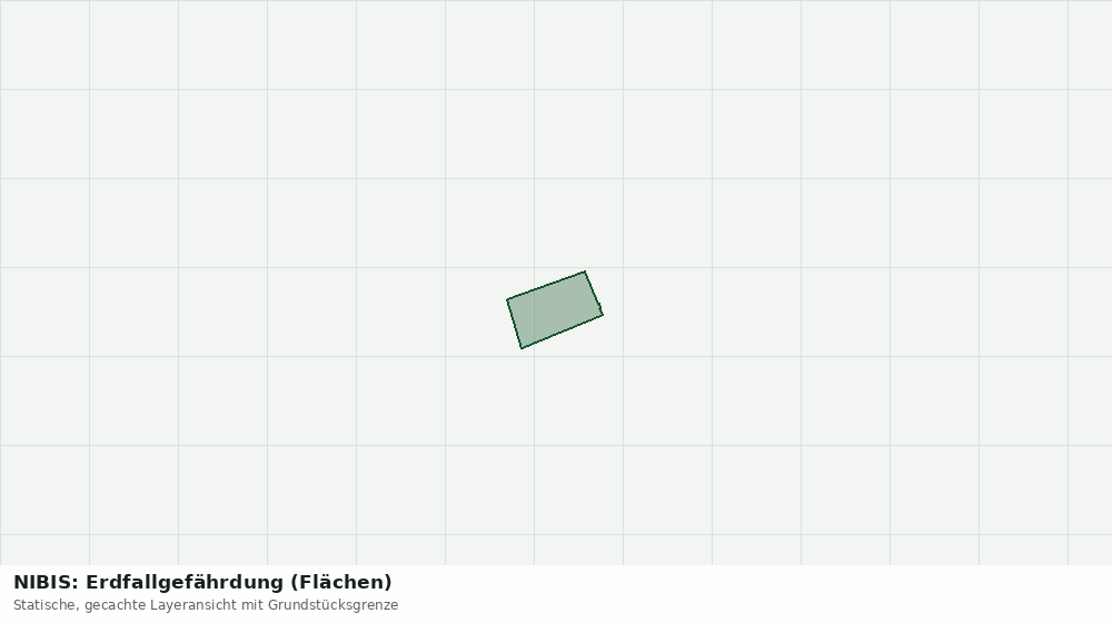 Statische Kartenansicht: NIBIS: Erdfallgefährdung (Flächen)
