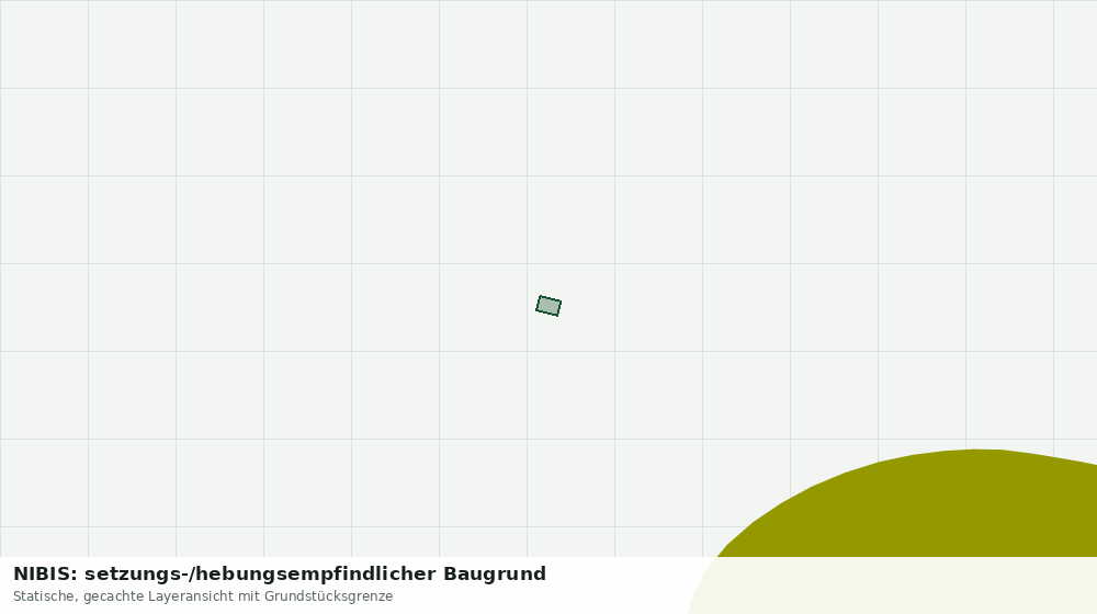 Statische Kartenansicht: NIBIS: setzungs-/hebungsempfindlicher Baugrund