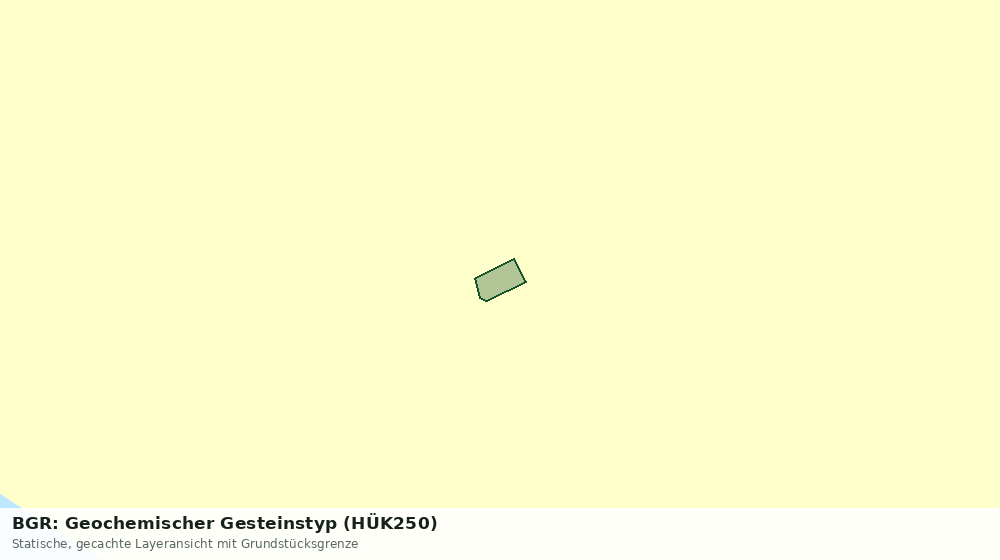 Statische Kartenansicht: BGR: Geochemischer Gesteinstyp (HÜK250)