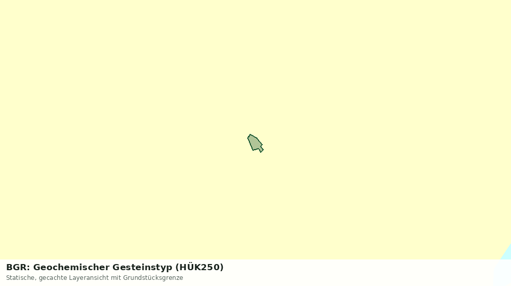 Statische Kartenansicht: BGR: Geochemischer Gesteinstyp (HÜK250)