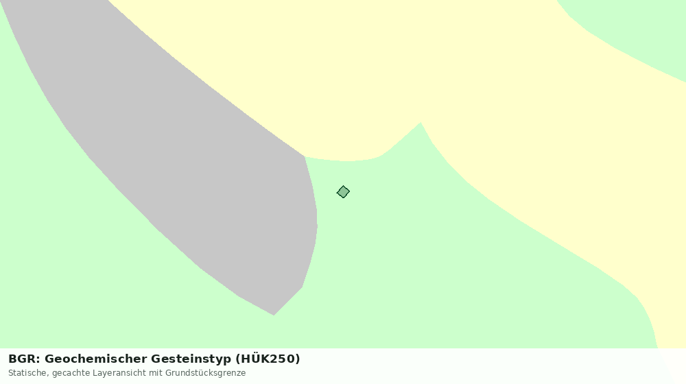 Statische Kartenansicht: BGR: Geochemischer Gesteinstyp (HÜK250)