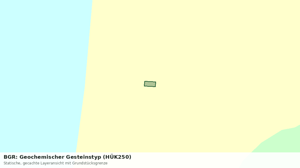 Statische Kartenansicht: BGR: Geochemischer Gesteinstyp (HÜK250)