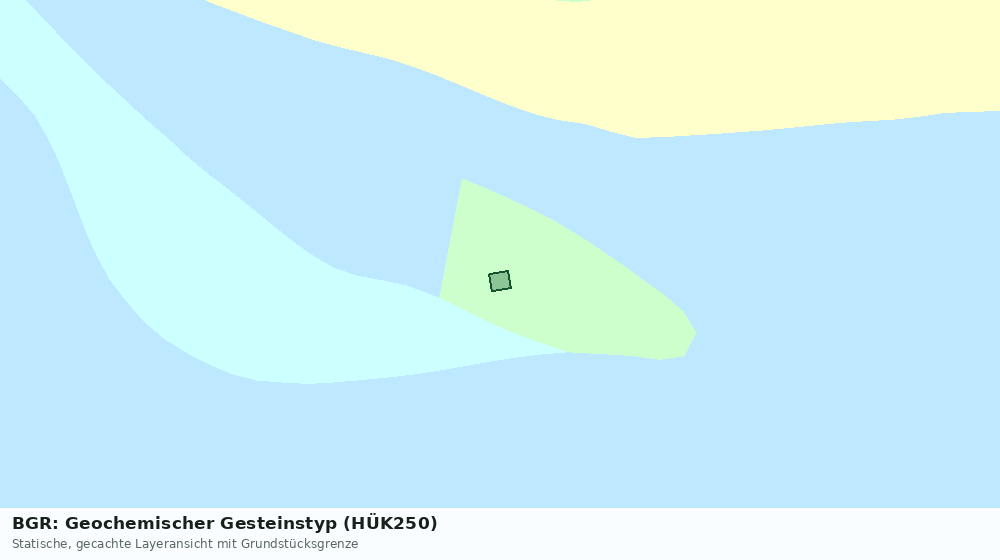 Statische Kartenansicht: BGR: Geochemischer Gesteinstyp (HÜK250)