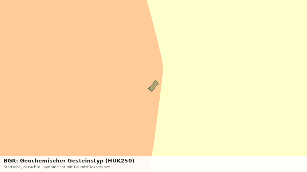 Statische Kartenansicht: BGR: Geochemischer Gesteinstyp (HÜK250)