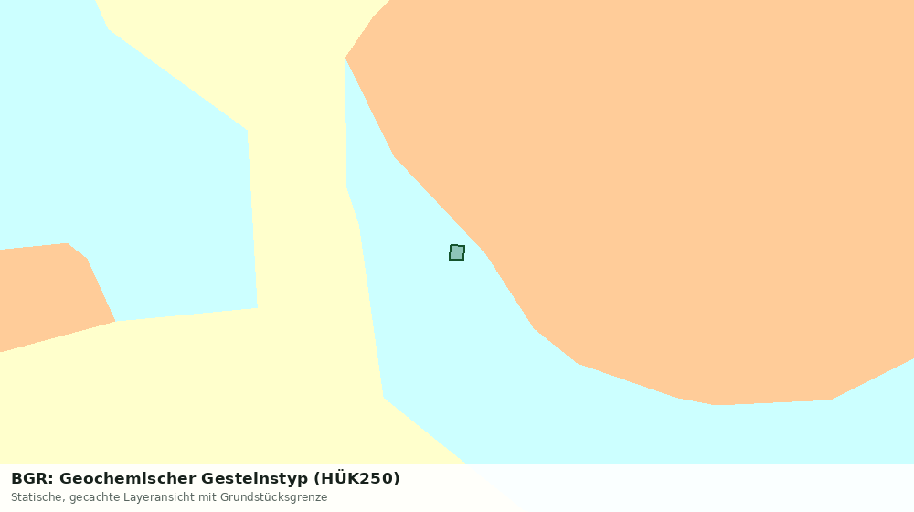 Statische Kartenansicht: BGR: Geochemischer Gesteinstyp (HÜK250)
