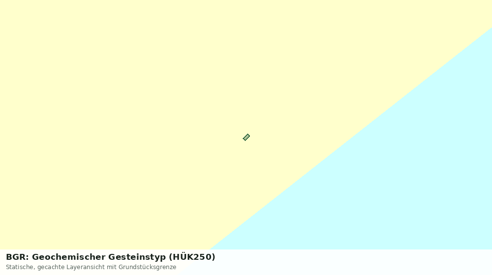 Statische Kartenansicht: BGR: Geochemischer Gesteinstyp (HÜK250)