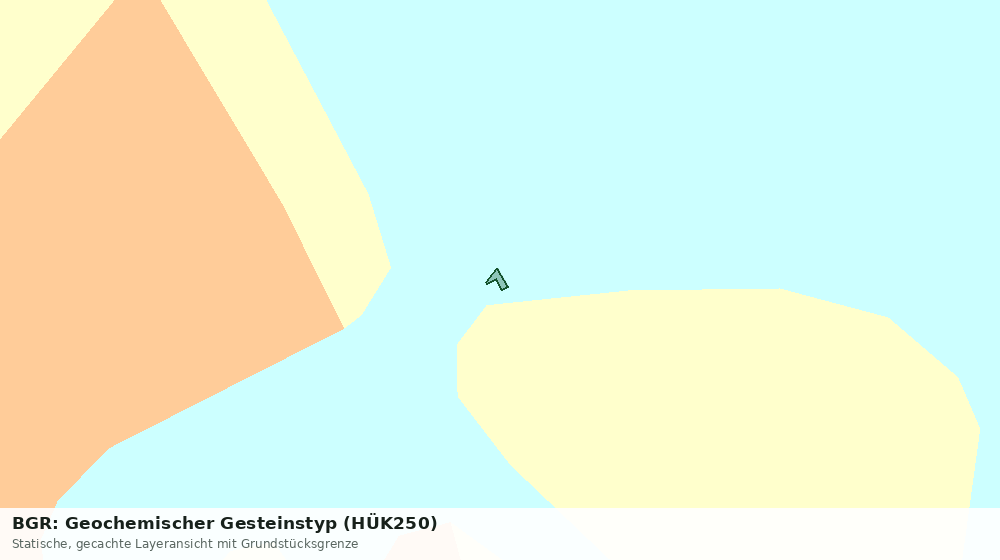 Statische Kartenansicht: BGR: Geochemischer Gesteinstyp (HÜK250)