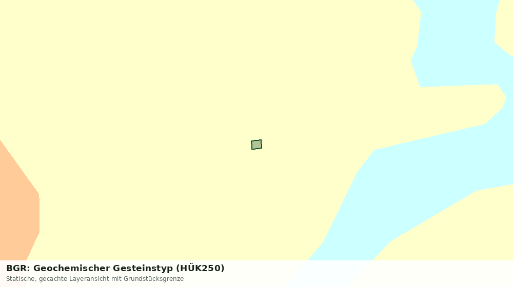 Statische Kartenansicht: BGR: Geochemischer Gesteinstyp (HÜK250)