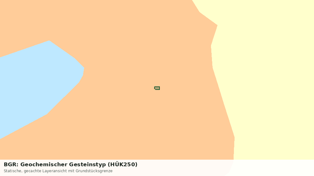 Statische Kartenansicht: BGR: Geochemischer Gesteinstyp (HÜK250)