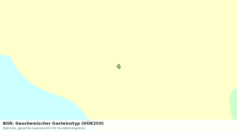 Statische Kartenansicht: BGR: Geochemischer Gesteinstyp (HÜK250)