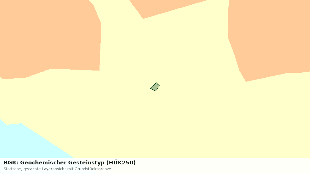 Statische Kartenansicht: BGR: Geochemischer Gesteinstyp (HÜK250)