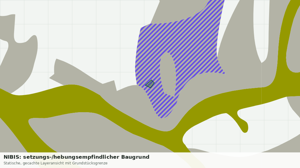 Statische Kartenansicht: NIBIS: setzungs-/hebungsempfindlicher Baugrund