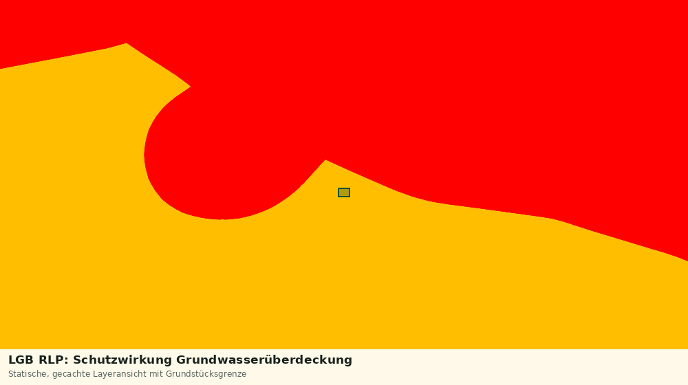 Statische Kartenansicht: LGB RLP: Schutzwirkung Grundwasserüberdeckung