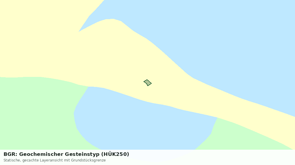 Statische Kartenansicht: BGR: Geochemischer Gesteinstyp (HÜK250)