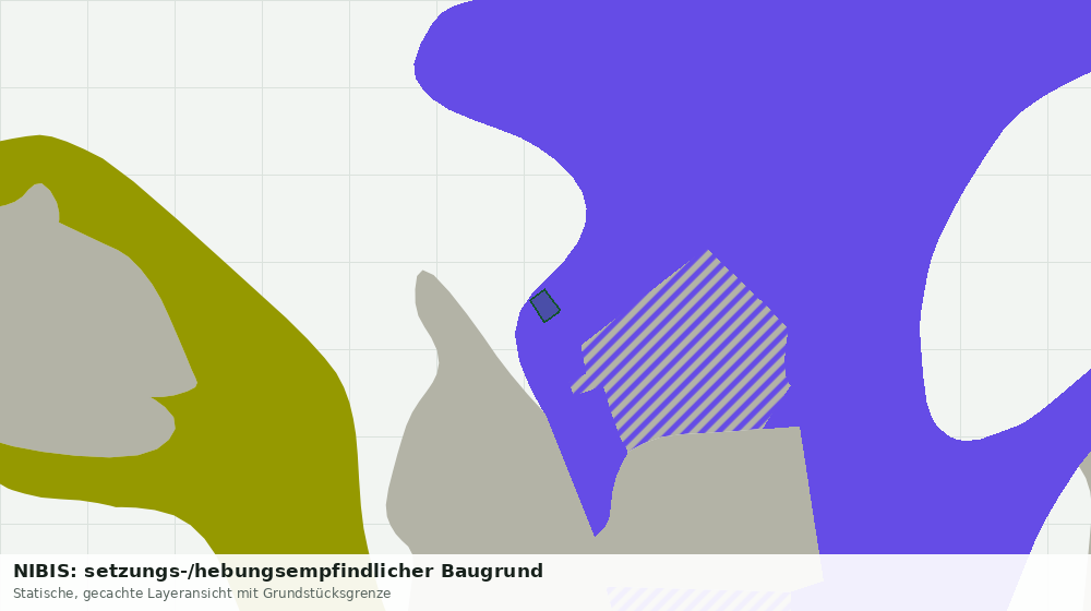 Statische Kartenansicht: NIBIS: setzungs-/hebungsempfindlicher Baugrund