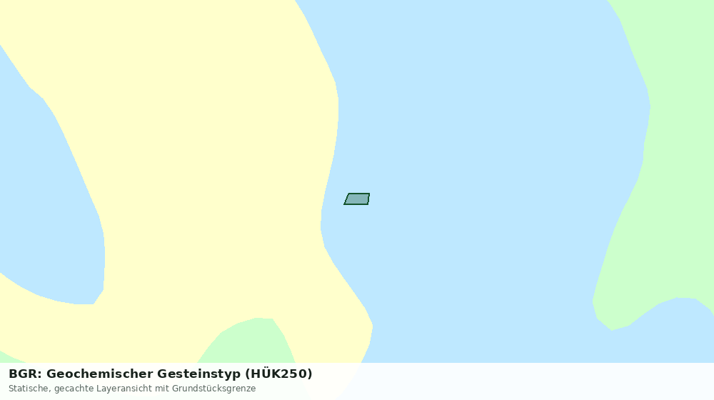 Statische Kartenansicht: BGR: Geochemischer Gesteinstyp (HÜK250)