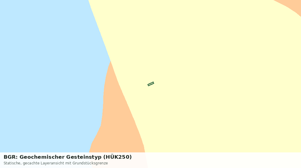 Statische Kartenansicht: BGR: Geochemischer Gesteinstyp (HÜK250)