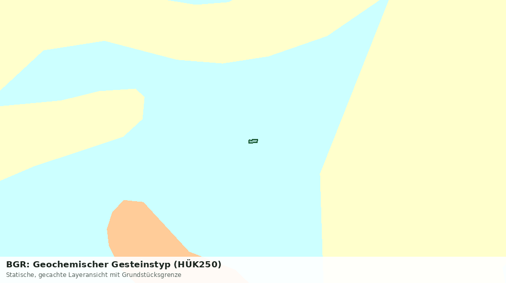 Statische Kartenansicht: BGR: Geochemischer Gesteinstyp (HÜK250)