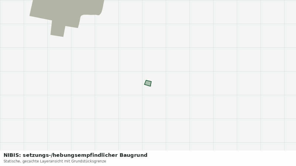 Statische Kartenansicht: NIBIS: setzungs-/hebungsempfindlicher Baugrund