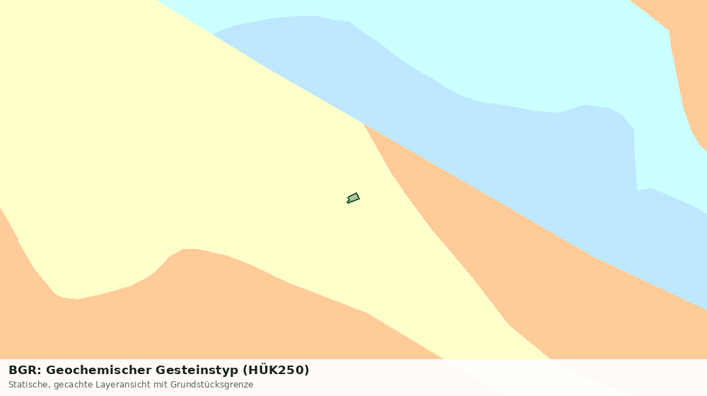 Statische Kartenansicht: BGR: Geochemischer Gesteinstyp (HÜK250)
