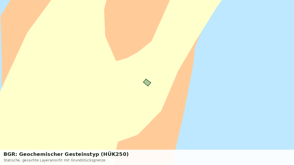Statische Kartenansicht: BGR: Geochemischer Gesteinstyp (HÜK250)