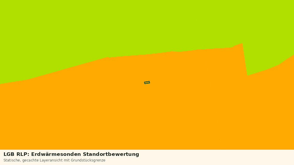 Statische Kartenansicht: LGB RLP: Erdwärmesonden Standortbewertung