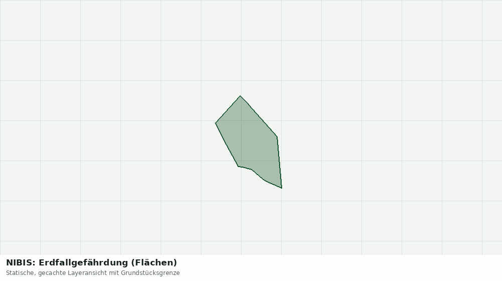 Statische Kartenansicht: NIBIS: Erdfallgefährdung (Flächen)