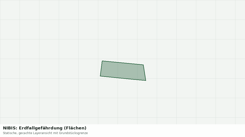 Statische Kartenansicht: NIBIS: Erdfallgefährdung (Flächen)