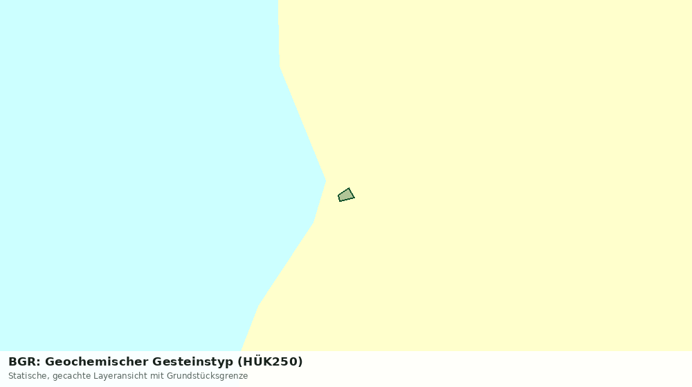 Statische Kartenansicht: BGR: Geochemischer Gesteinstyp (HÜK250)