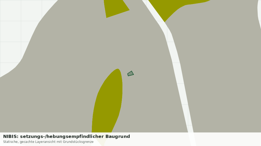 Statische Kartenansicht: NIBIS: setzungs-/hebungsempfindlicher Baugrund