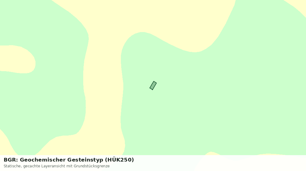 Statische Kartenansicht: BGR: Geochemischer Gesteinstyp (HÜK250)