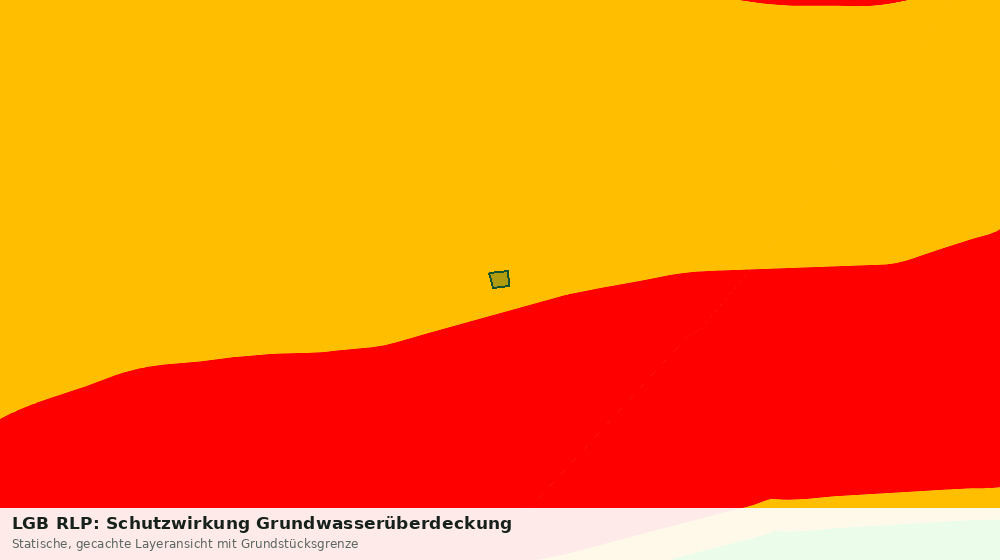 Statische Kartenansicht: LGB RLP: Schutzwirkung Grundwasserüberdeckung