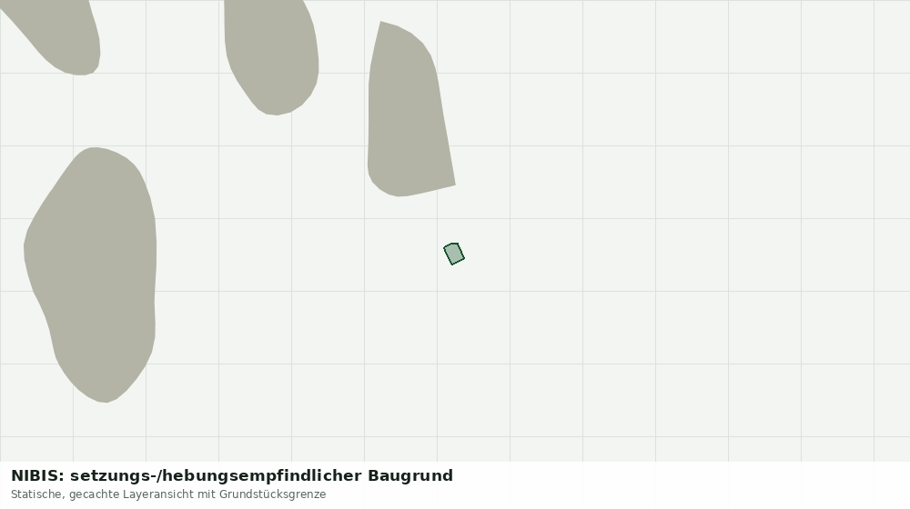 Statische Kartenansicht: NIBIS: setzungs-/hebungsempfindlicher Baugrund