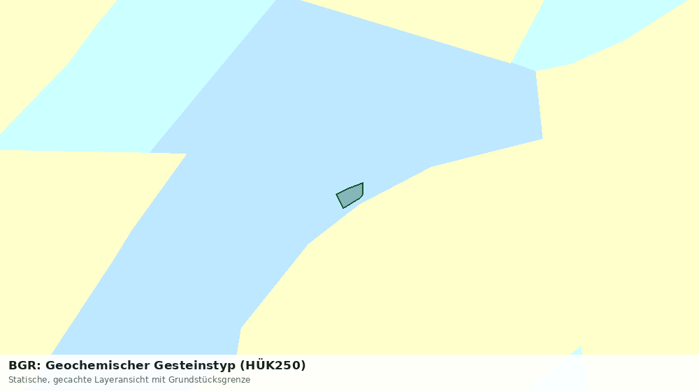 Statische Kartenansicht: BGR: Geochemischer Gesteinstyp (HÜK250)